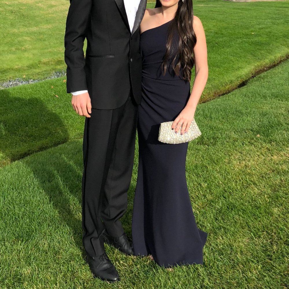 Katie May One-Shoulder Gown